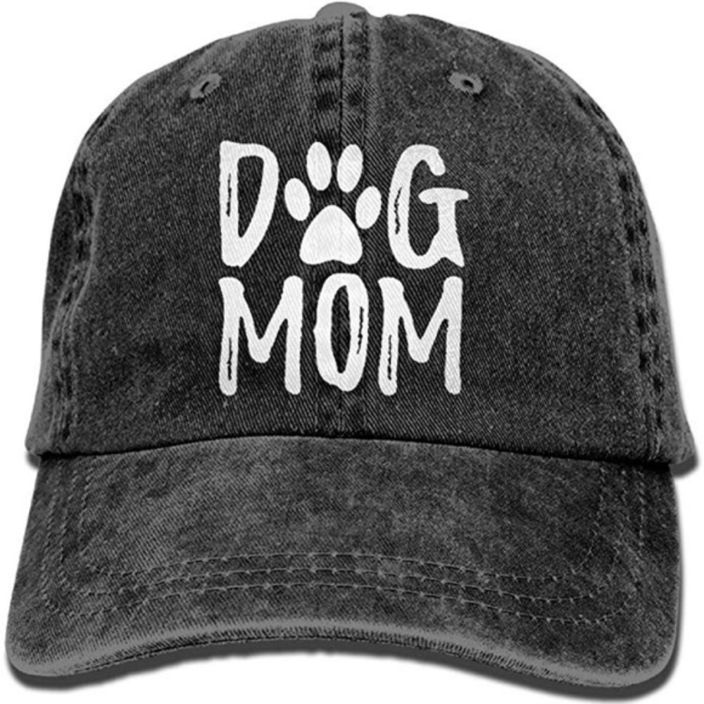 Dog Mom Women's Baseball Cap - Black